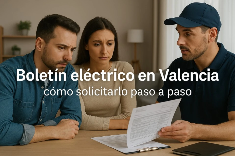 Boletín eléctrico en Valencia: cómo solicitarlo paso a paso Boletín eléctrico en Valencia: cómo solicitarlo paso a paso
